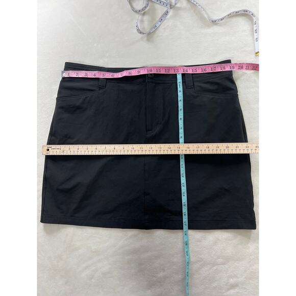 Eddie Bauer Womens 14 / XL Adventurer 2.0 Active Skirt Skort Black Golf - Picture 9 of 9